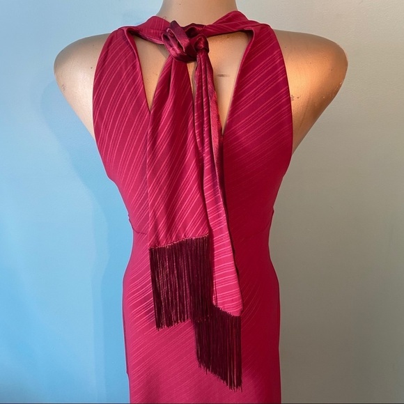 Smart set women’s fuchsia asymmetrical  dress in size‎ medium - Picture 5 of 9